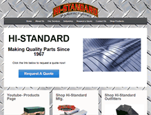 Tablet Screenshot of hi-standard.com